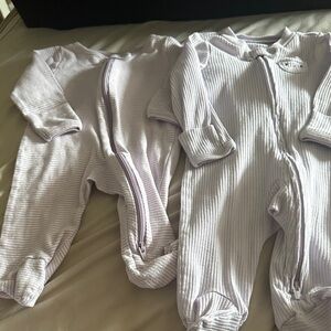 Carter's Light Purple Kids Footies